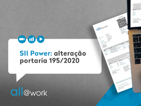 Webinar SII Power: alterações da portaria 195/2020